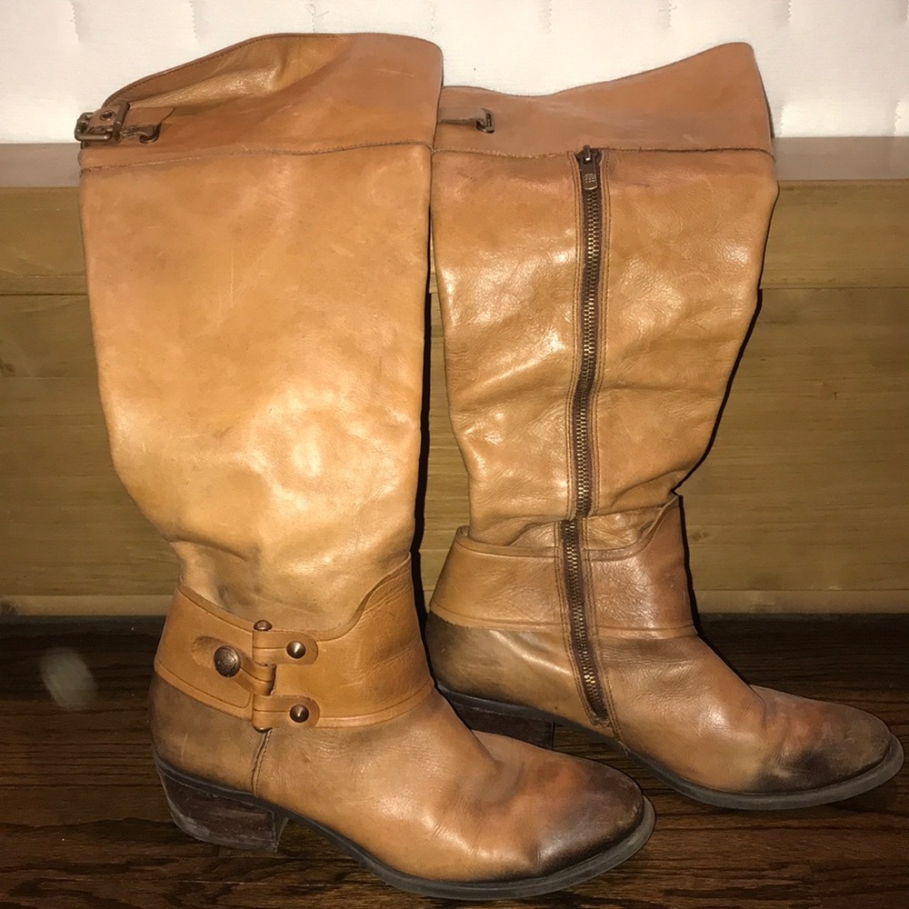 Vince Camuto Brooklee Brown Over the Knee Boots